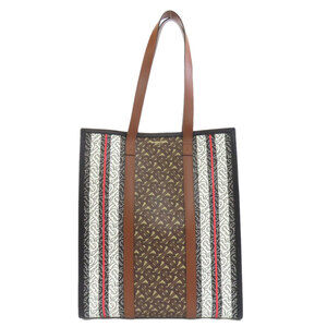 BURBERRY Brown Monogram Tote Bag